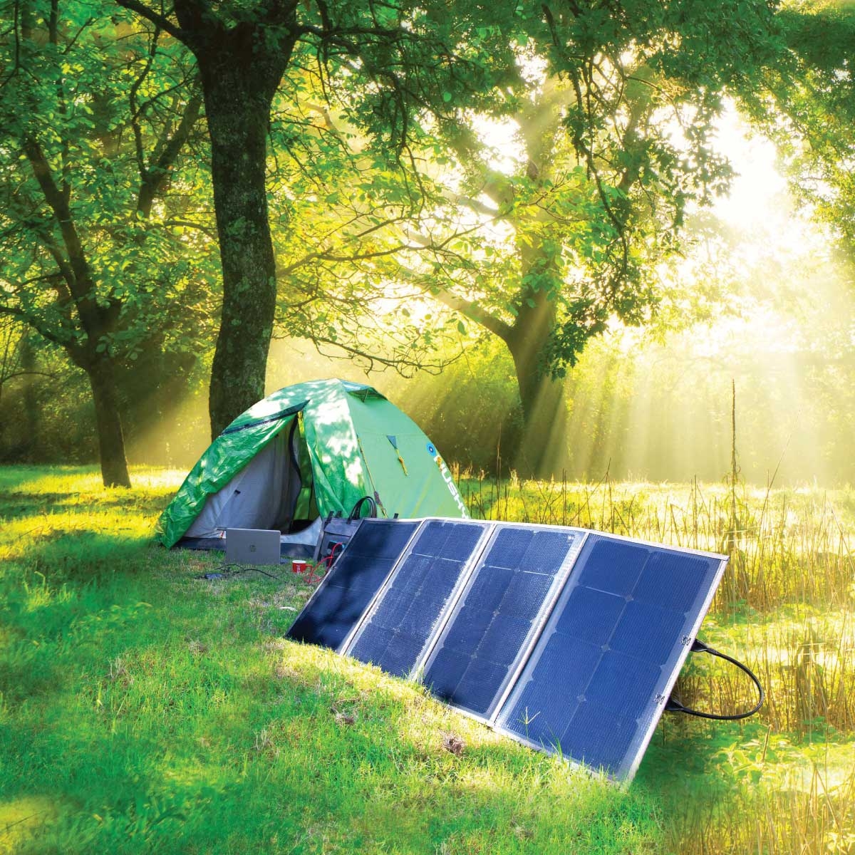 TommaTech Taşınabilir 110 Watt Katlanır Güneş Paneli