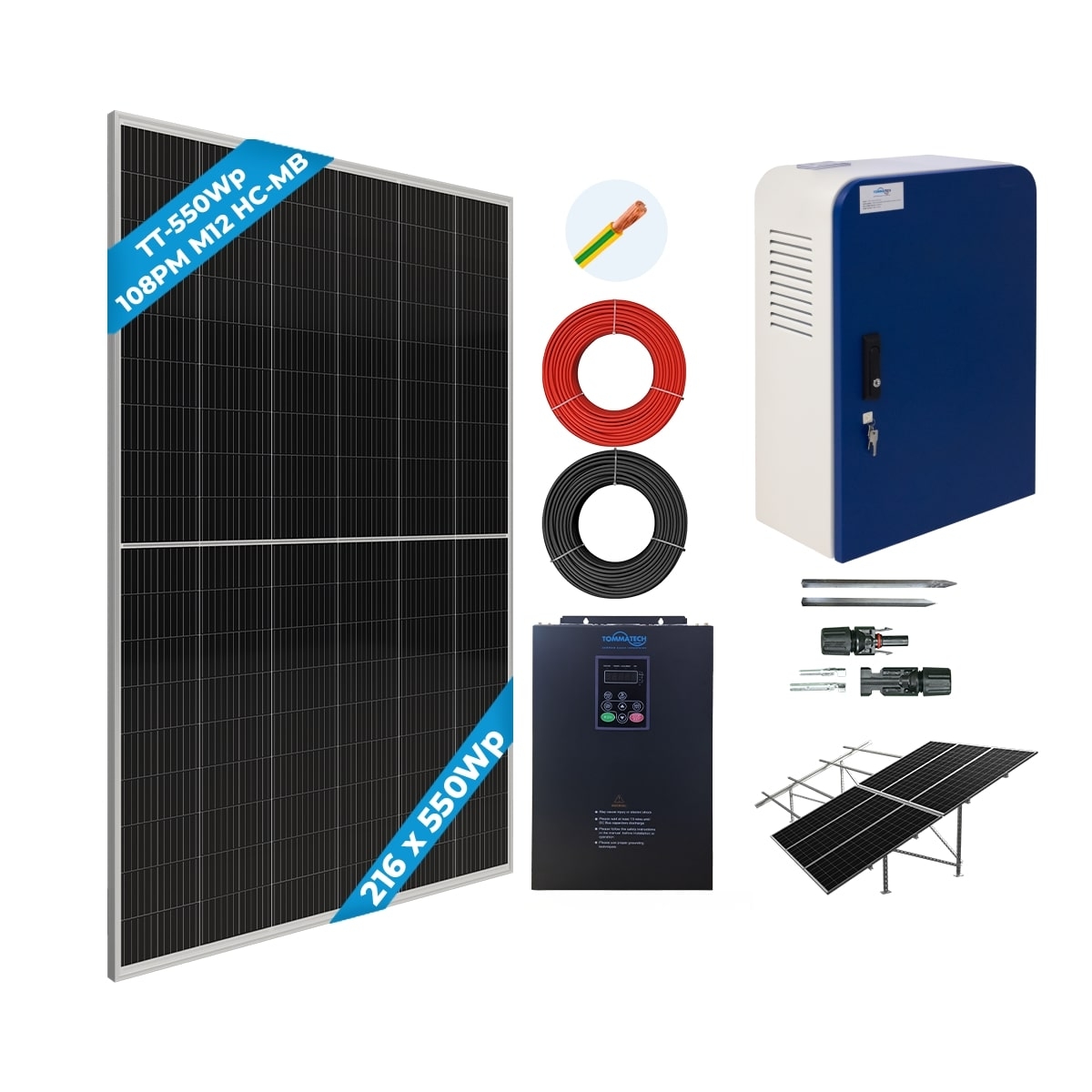 100HP-75kW Trifaze 380V Pompa için Tarımsal Sulama Sistemi