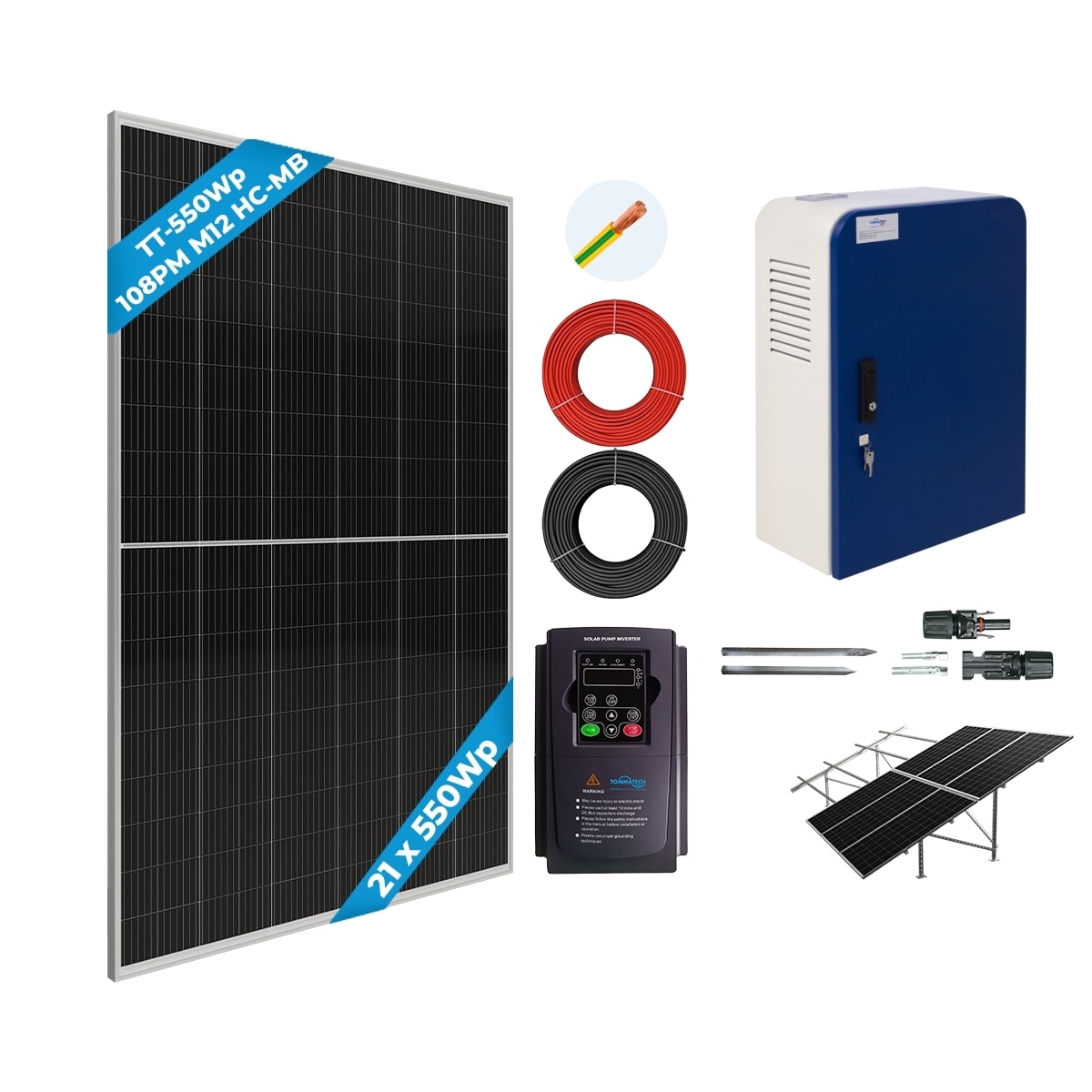 10HP-7.5kW Trifaze 380V Pompa için Tarımsal Sulama Sistemi