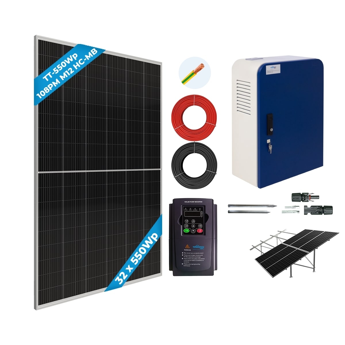 15HP-11kW Trifaze 380V Pompa için Tarımsal Sulama Sistemi