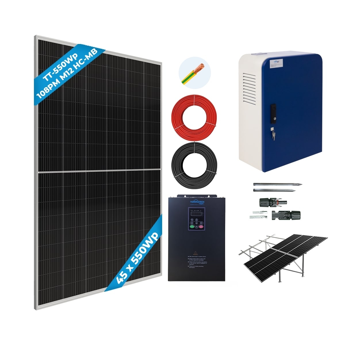 20HP-15kW Trifaze 380V Pompa için Tarımsal Sulama Sistemi