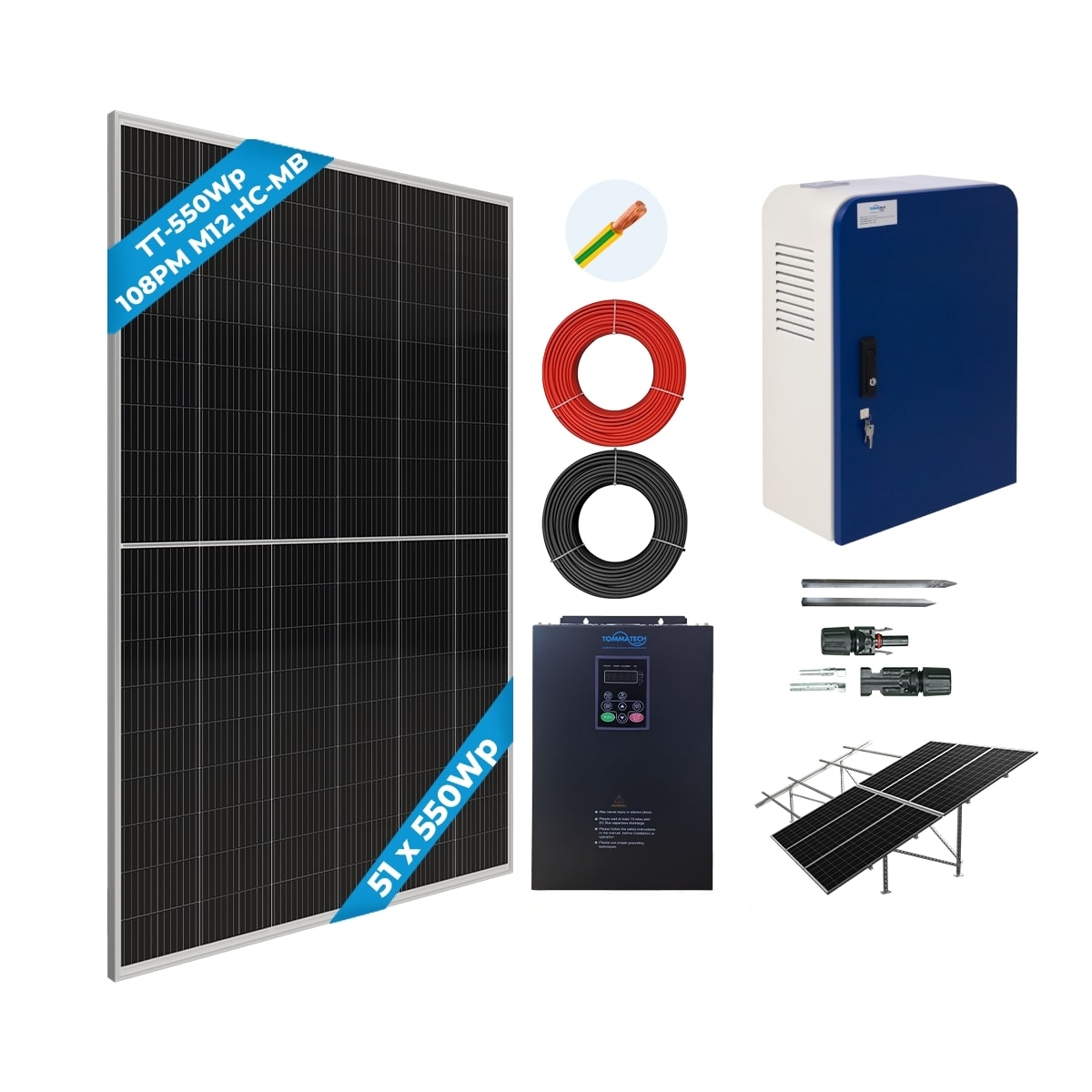 25HP-18.5kW Trifaze 380V Pompa için Tarımsal Sulama Sistemi