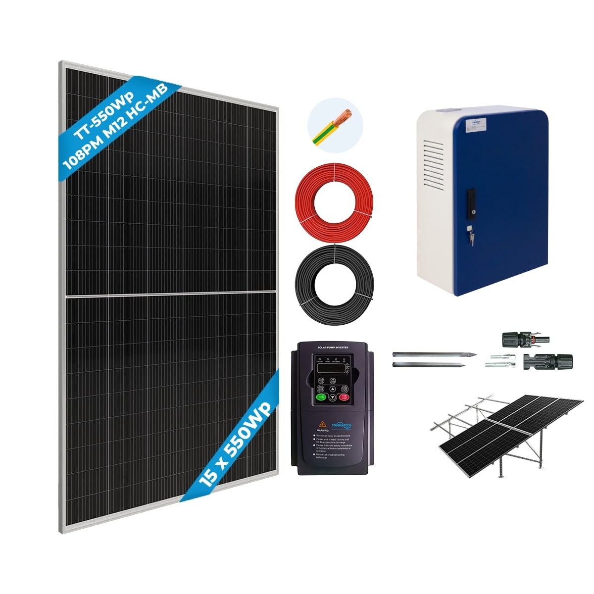 4HP-3kW Trifaze 380V Pompa için Tarımsal Sulama Sistemi