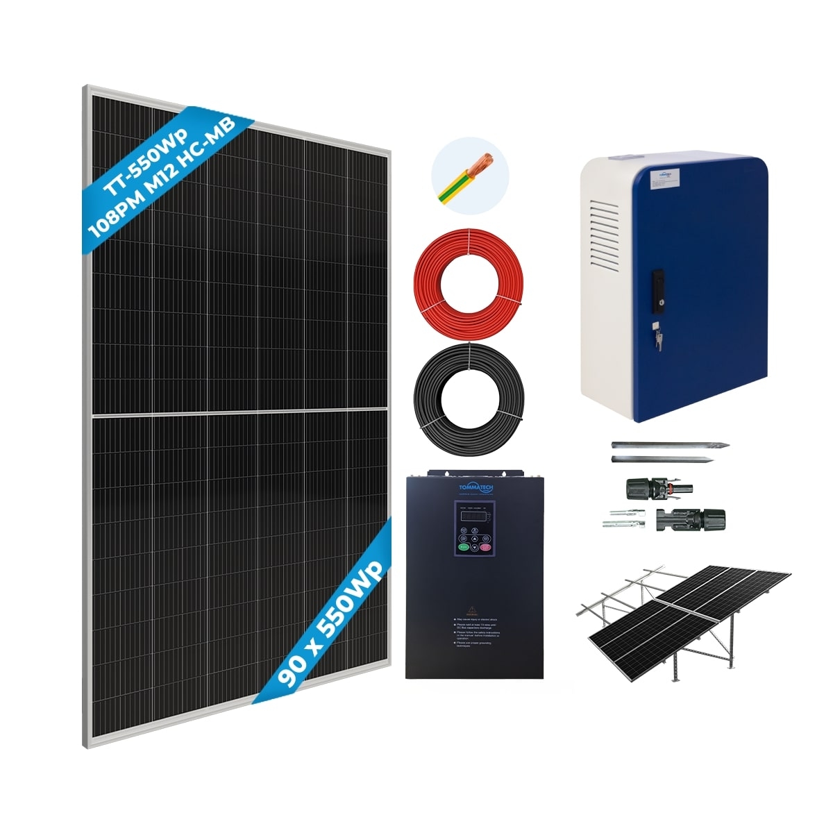 40HP-30kW Trifaze 380V Pompa için Tarımsal Sulama Sistemi