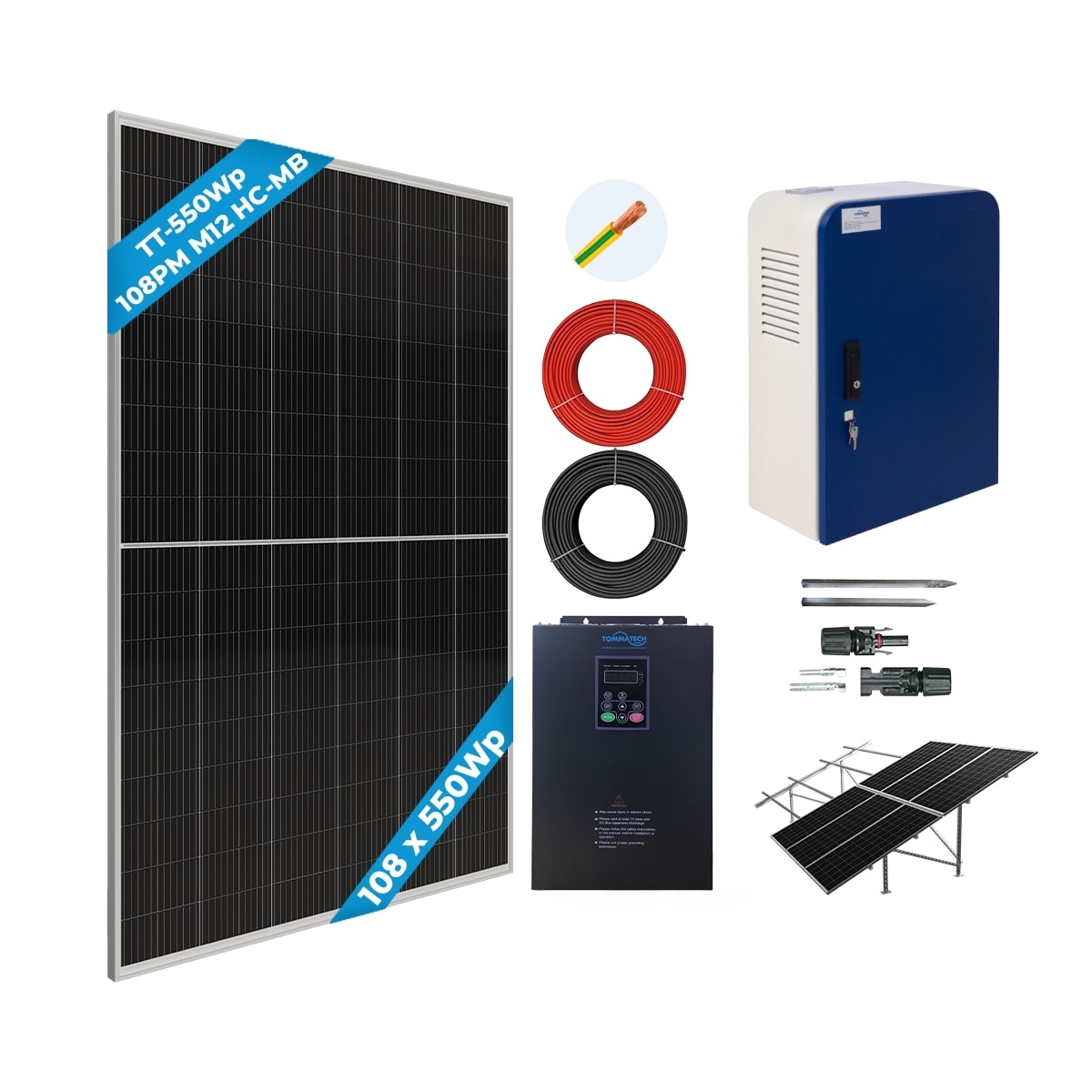 50HP-37kW Trifaze 380V Pompa için Tarımsal Sulama Sistemi