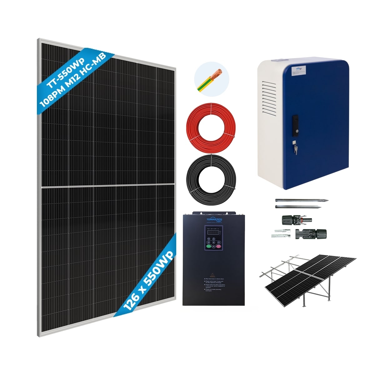 60HP-45kW Trifaze 380V Pompa için Tarımsal Sulama Sistemi