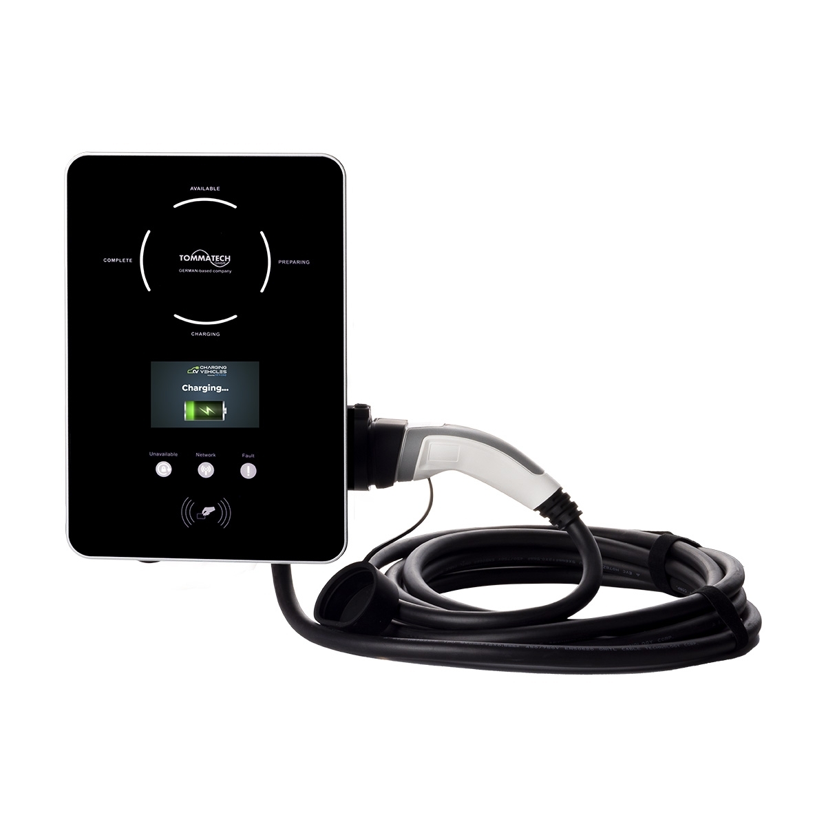 TommaTech Trio EV Charger 22kW 3 Faz/400V 6M Kablo&Wifi&LCD